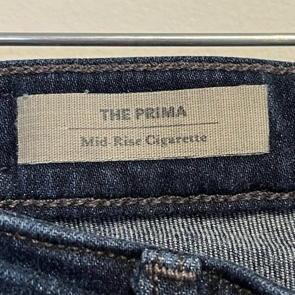 AG Adriano Goldschmied The Prima Mid Rise Cigarette Skinny Jeans Womens Size 27 - Picture 6 of 10